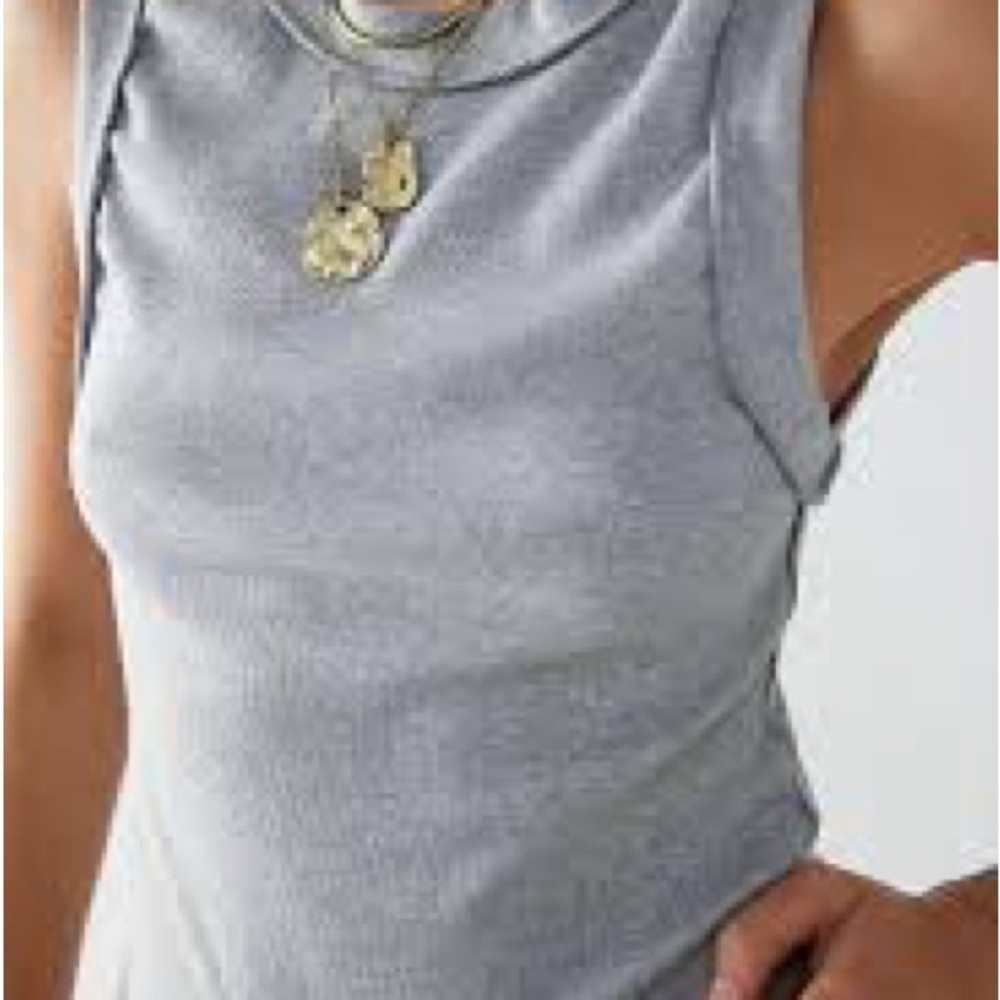 We The Free Gray Tank Top